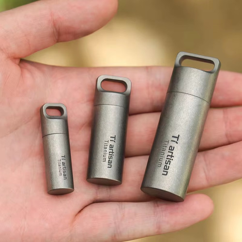 Titanium mini pill - titanium,