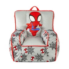 Spiderman 18" Toddler Square Beanbag Chair, Grey