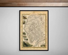 Lakes of Cumberland Map 1851