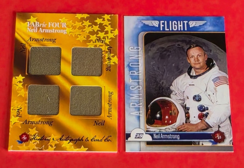 Neil armstrong relic worn - armstrong,