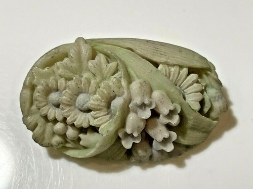 Vintage oval carved - vintage,
