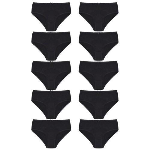 Girls pack briefs knickers - girls, 10