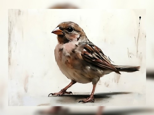 Adorable sparrow design - sparrow,
