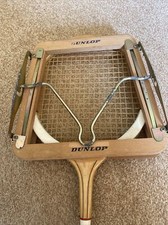 VINTAGE WOODEN DUNLOP SQUASH