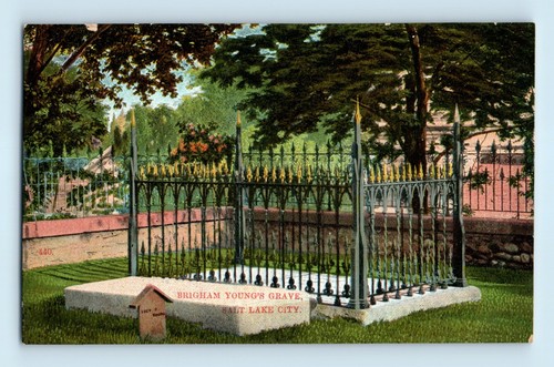 Bringham young grave wrought - young's,