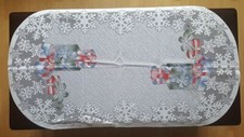 Novelty Christmas Table Runner /Tablecloth Oval 