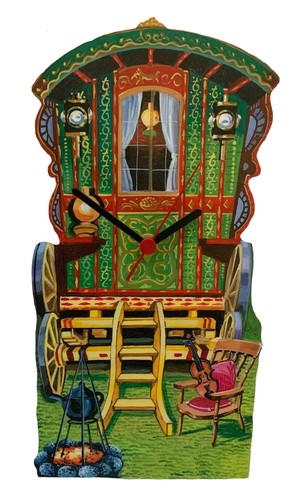 Bowtop gypsy caravan clock - bowtop,