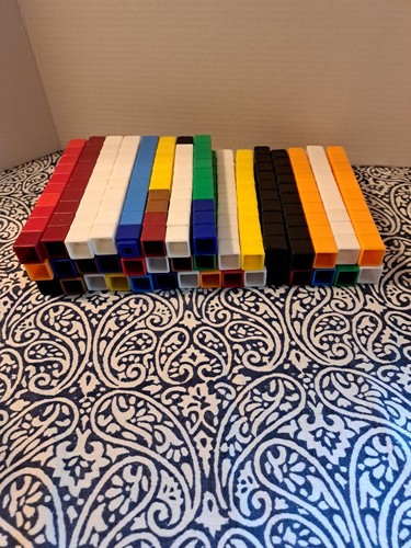200 unifix interlocking cubes - interlocking,
