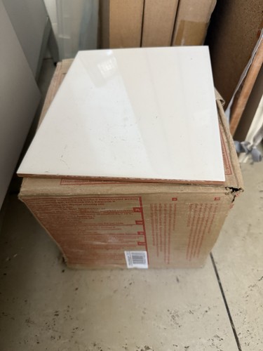 White tiles box 200x250mm - tiles,