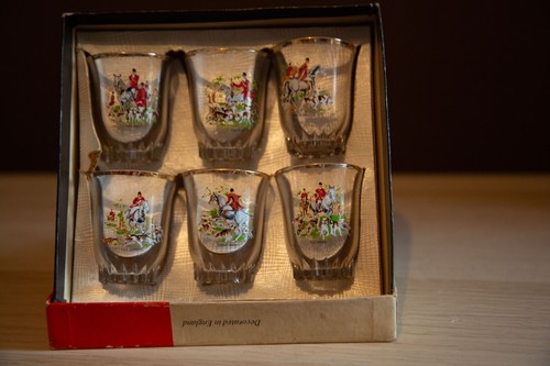Vintage glasses set of - a,