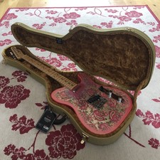 Fender Pink Paisley Pattern Telecaster Guitar With Thermometer Case Mint 