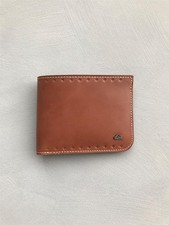 Quiksilver GENUINE RFID LEATHER WALLET Mens Wallet New EQYAA03528 Tan Rrp $69.99