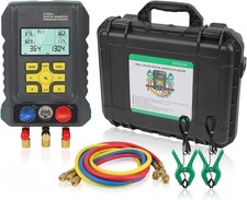 HVAC Refrigeration AC Manifold Gauge Set Air Conditioning Vacuum Pressure Tester