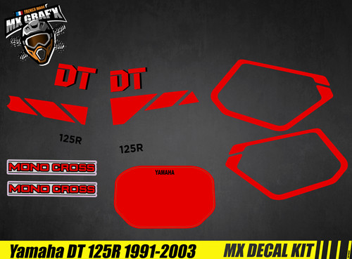 Decal kit for - dt, 125