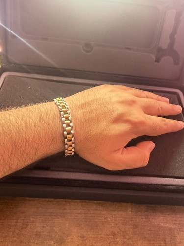Men two tone - men's, gold