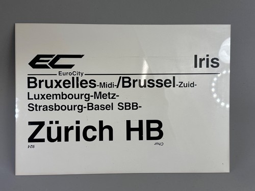 Vintage eurocity iris train - vintage, ec