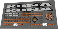 1994 kona explosif decal set - kona,