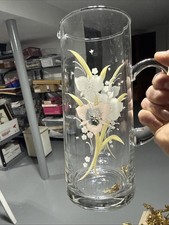 Vintage Floral Martini Pitcher
