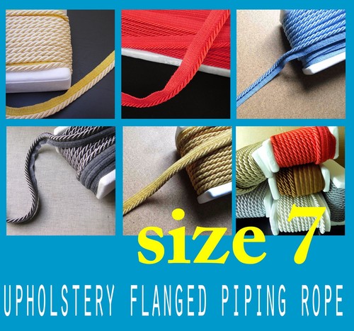 7mm upholstery piping flanged - upholstery,
