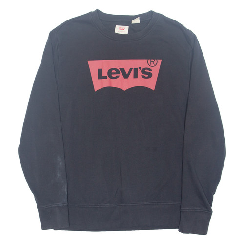 Levi mens sweatshirt black - mens,