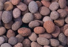 Decorative Red Lava Stones / Pebbles GARDEN - AQUARIUM Volcanic Origin Natural