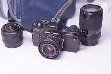 Praktica BC1 Pentacon Film SLR 35mm Camera + 50mm + 28mm + 70-210mm lenses