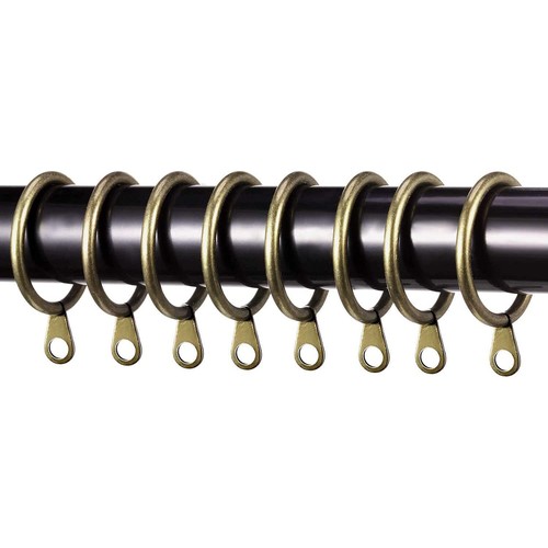 Brass curtain rings 40mm - brass,