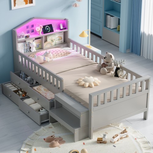 3ft single kids wooden - single,