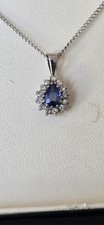 Sapphire and Diamond Necklace