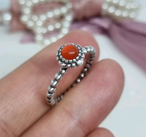 Genuine pandora carnelian july - carnelian,