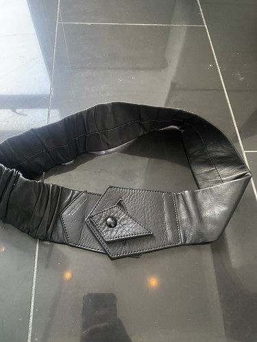 Diesel black gold belt rare - black,