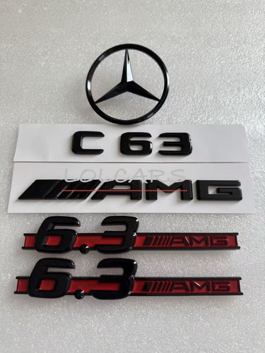 Red amg side badges - 6.3,