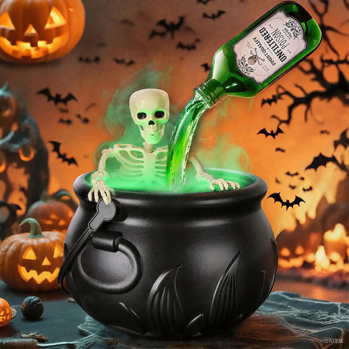 Halloween witch cauldron fog - halloween,