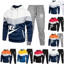 Mens 2PCS Tracksuit Sportswear