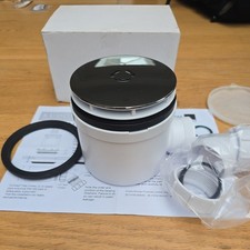 KUDOS 90mm Black  High Performance Shower Tray Waste And Trap DWA90SMBK RRP £66