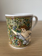 Royal Worcester Zodiacs Mug, Libra, 1991, Fine Bone China, 9 cm High, 8 cm Wide.
