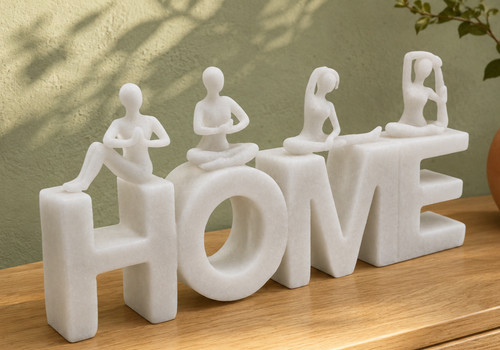 Modern home letter sculpture - modern,
