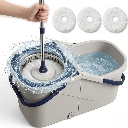 Spin mop bucket - mop,