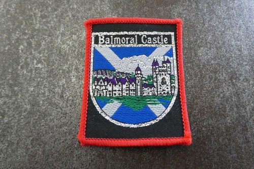Balmoral castle woven cloth - castle,
