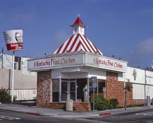 Vintage kfc restaurant - vintage,
