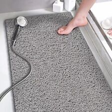 Loofah Shower Mat for Inside Shower Non-Slip Anti Mould PVC Bath Mat Quick Dry