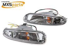 MX5 Clear Front Side Lights Indicator Lamps Set Mazda MX-5 Eunos Mk1 NA 1989>98
