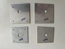 Porsche 914 914/6 GT bonnet pin plates stainless steel