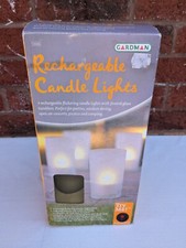 Rechargeable Candle Lights x 4 by Gardman