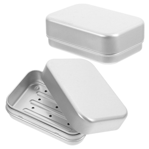 Pcs aluminum soap tin - soap, box