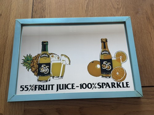 Vintage britvic pub mirror - britvic,