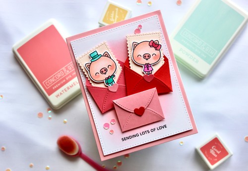 Hand made greetings card - 3d,
