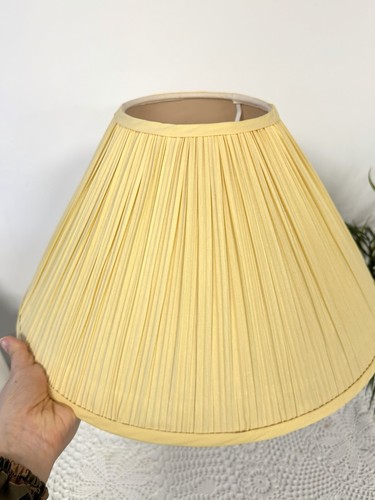 Pleated lampshade comes with - pleated,