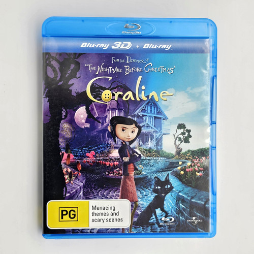 Coraline blu ray 3d aus - 2d,