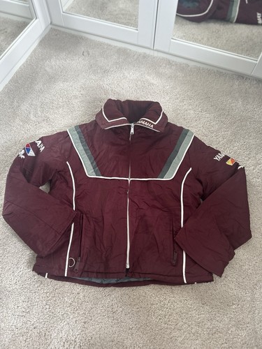 Vintage burgundy yamaha jacket - burgundy,